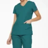 Blusa médica de cuello en V Eds Signature para mujer Blusa médica de cuello en V Eds Signature para mujer
