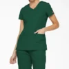 Blusa médica de cuello en V Eds Signature para mujer Blusa médica de cuello en V Eds Signature para mujer