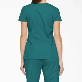 Blusa médica de cuello en V Eds Signature para mujer