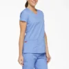 Blusa médica de cuello en V Eds Signature para mujer Blusa médica de cuello en V Eds Signature para mujer