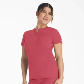 Blusa médica Henley Eds Nxt para mujer