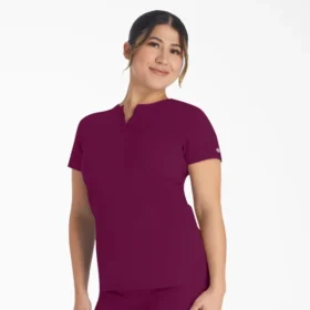 Blusa médica Henley Eds Nxt para mujer