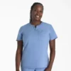 Blusa médica Henley Eds Nxt para mujer