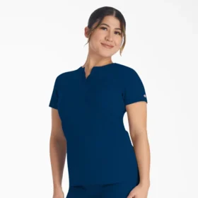 Blusa médica Henley Eds Nxt para mujer