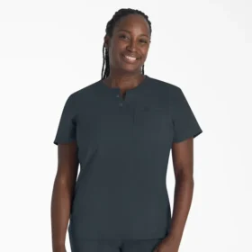 Blusa médica Henley Eds Nxt para mujer