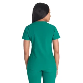 Blusa médica Henley Eds Nxt para mujer