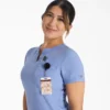 Blusa médica Henley Eds Nxt para mujer