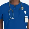 Blusa médica Henley Eds Nxt para mujer Blusa médica Henley Eds Nxt para mujer