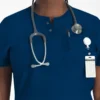 Blusa médica Henley Eds Nxt para mujer Blusa médica Henley Eds Nxt para mujer