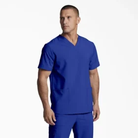 Blusa médica unisex con cuello en V de Eds Essentials