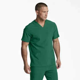 Blusa médica unisex con cuello en V de Eds Essentials