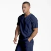 Blusa médica unisex con cuello en V de Eds Essentials Blusa médica unisex con cuello en V de Eds Essentials