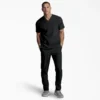 Blusa médica unisex con cuello en V de Eds Essentials Blusa médica unisex con cuello en V de Eds Essentials