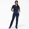 Blusa médica unisex con cuello en V de Eds Essentials Blusa médica unisex con cuello en V de Eds Essentials