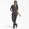Blusa médica unisex con cuello en V de Eds Essentials Blusa médica unisex con cuello en V de Eds Essentials