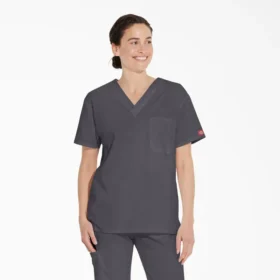 Blusa médica unisex con cuello en V de Eds Signature