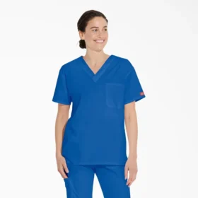 Blusa médica unisex con cuello en V de Eds Signature