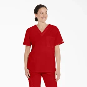 Blusa médica unisex con cuello en V de Eds Signature