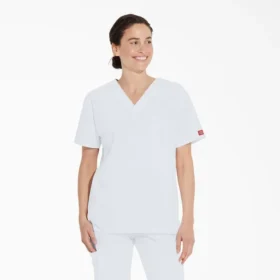 Blusa médica unisex con cuello en V de Eds Signature