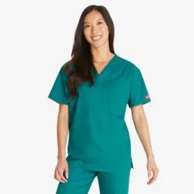 Blusa médica unisex con cuello en V de Eds Signature