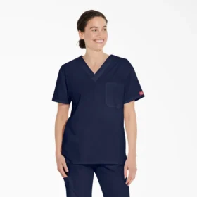 Blusa médica unisex con cuello en V de Eds Signature