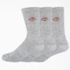Calcetines cortos bordados Dickies, tallas 6-12, paquete de 3
