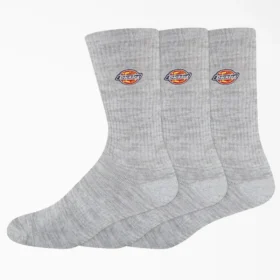 Calcetines cortos bordados Dickies, tallas 6-12, paquete de 3