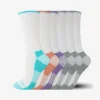 Calcetines cortos para mujer con control de humedad, talla 6-9, paquete de 6 Calcetines cortos para mujer con control de humedad, talla 6-9, paquete de 6