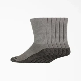 Calcetines de trabajo de control de humedad, talla 6-12, paquete de 6