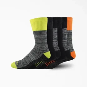 Calcetines de trabajo de control de humedad, talla 6-12, paquete de 6