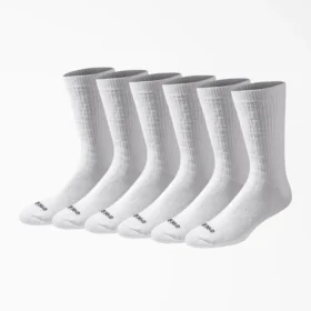 Calcetines Dri-Tech Cushion Crew, tallas 6-12, paquete de 6