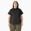 Camisa de botones para mujer talla grande