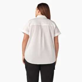 Camisa de botones para mujer talla grande