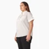 Camisa de botones para mujer talla grande