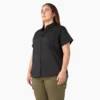 Camisa de botones para mujer talla grande