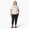 Camisa de botones para mujer talla grande