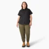 Camisa de botones para mujer talla grande