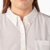 Camisa de botones para mujer talla grande
