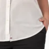 Camisa de botones para mujer talla grande