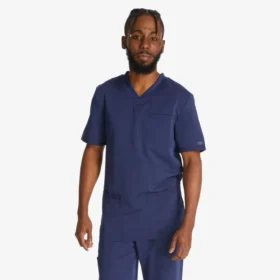 Camisa de trabajo Balance con cuello en V para hombre