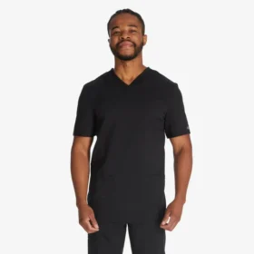 Camisa de trabajo Balance con cuello en V para hombre