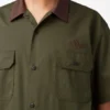 Camisa de trabajo con cuello bloque de Vincent Alvarez Camisa de trabajo con cuello bloque de Vincent Alvarez