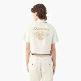 Camisa de trabajo corta Eagle para mujer de Dickies X Harley-Davidson