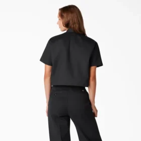 Camisa de trabajo corta para mujer