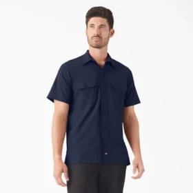 Camisa de trabajo de alto rendimiento de manga corta