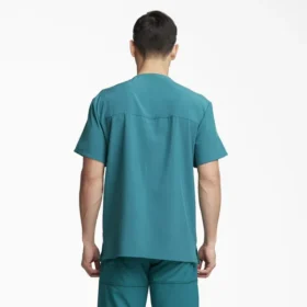 Camisa de trabajo de cuello en V Eds Essentials para hombre