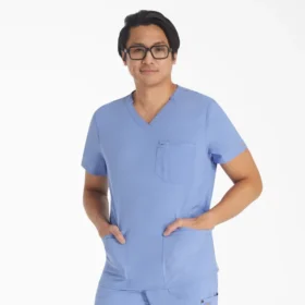 Camisa de trabajo de cuello en V Eds Nxt para hombre