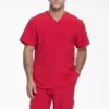 Camisa de trabajo de cuello en V para meter por dentro de los pantalones Eds Essentials para hombre Camisa de trabajo de cuello en V para meter por dentro de los pantalones Eds Essentials para hombre