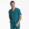 Camisa de trabajo de cuello en V para meter por dentro de los pantalones Eds Essentials para hombre Camisa de trabajo de cuello en V para meter por dentro de los pantalones Eds Essentials para hombre