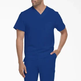 Camisa de trabajo de cuello en V para meter por dentro de los pantalones Eds Essentials para hombre
